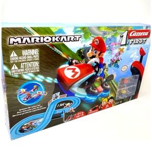 Carrera First Mario Kart Racing Set Featuring Mario & Peach Nintendo Super Mario